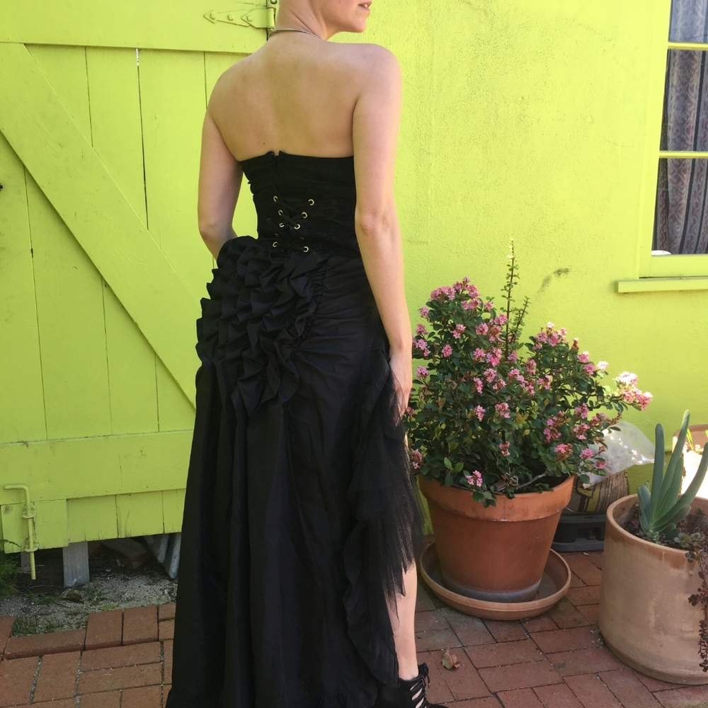 Steampunk ruffle skirt